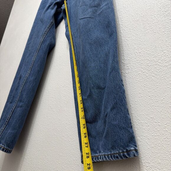 Levis 550 Relaxed Tapered Leg Denim Jeans Vintage Style Classic Blue Women's 12M - Picture 4 of 9